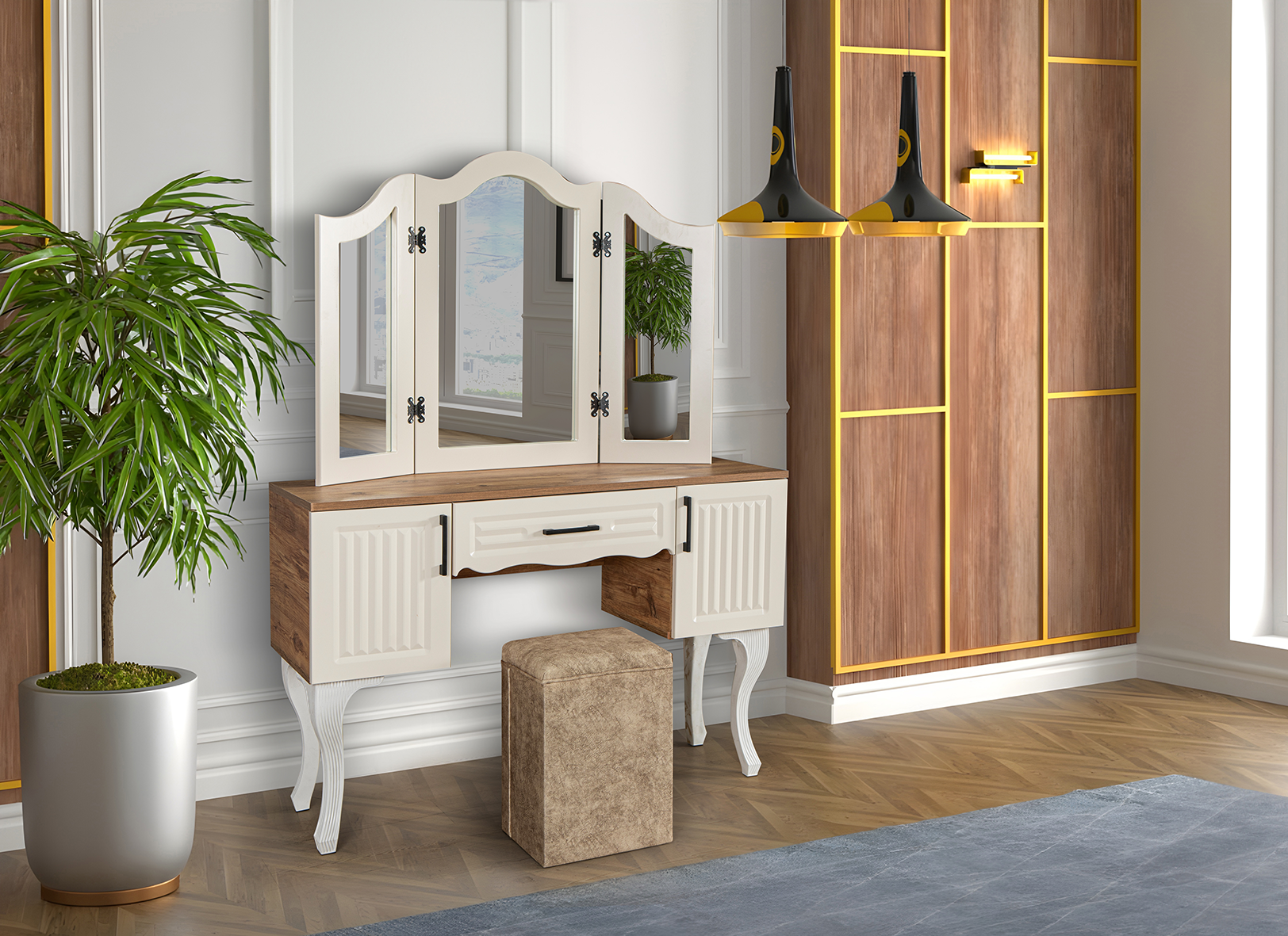 KELEBEK MAKYAJ MASASI