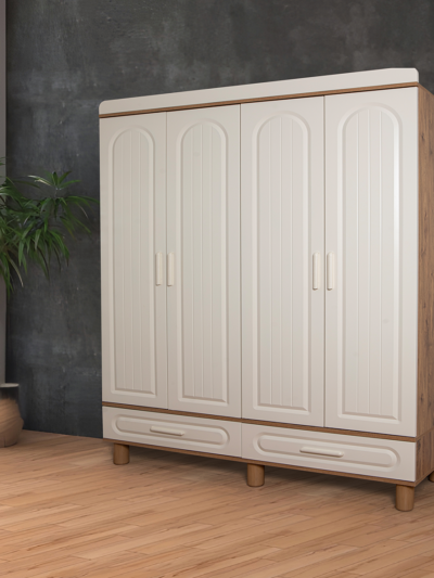 BOHEM 4’LÜ GARDIROP KOMPLE MDF